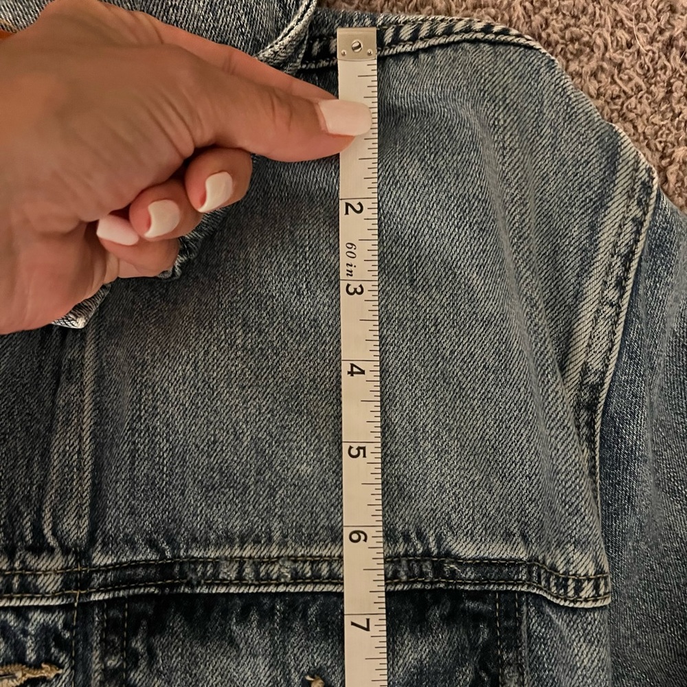 Lucky Brand Boyfriend Trucker Jean Jacket - Picture 12 of 15
